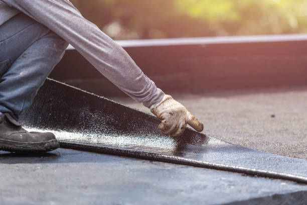 Professional Waterproofing technician working in Doylestown, PA